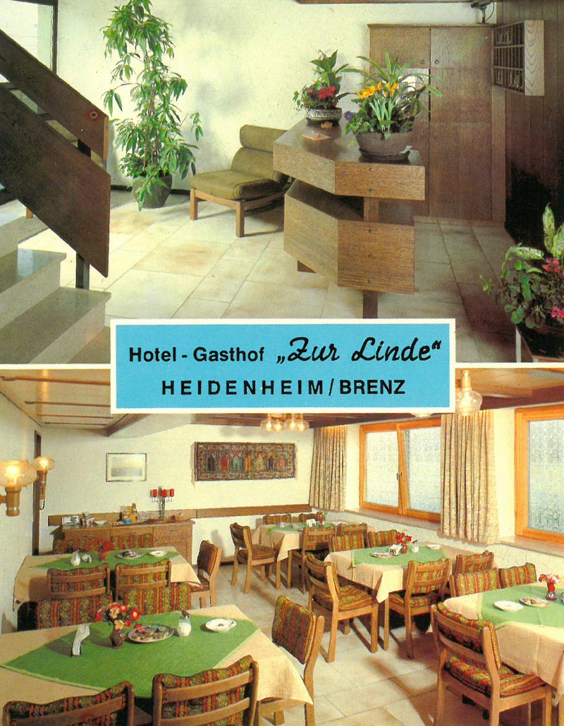 Hotel Linde Historie 1980